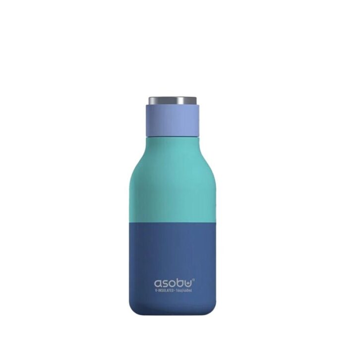 asobu urban water bottle pastel blue 460ml 241001094242