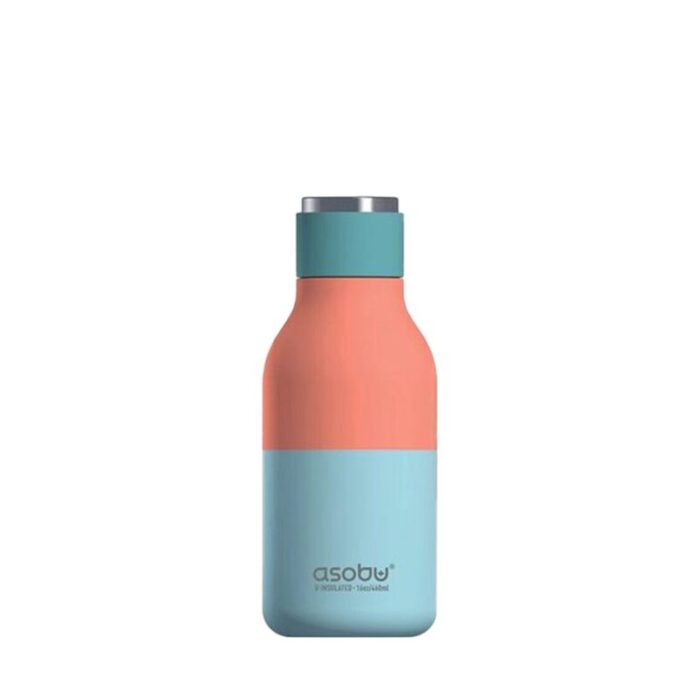 asobu urban water bottle pastel teal 460ml 241001094242