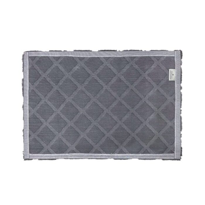 charles millen signature collection sustainable cotton tufted mat cora voiage series mat sq sc03a charcoal 240903043922 1