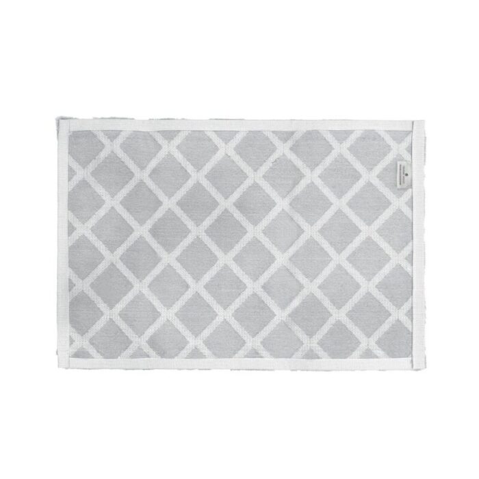 charles millen signature collection sustainable cotton tufted mat cora voiage series mat sq sc03a silver 240903043922 1