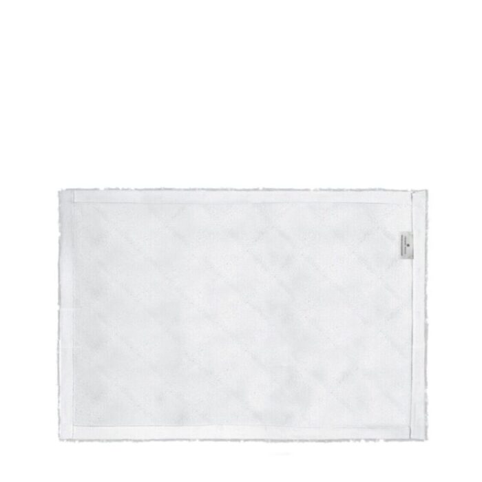 charles millen signature collection sustainable cotton tufted mat cora voiage series mat sq sc03a white 240903043921 1