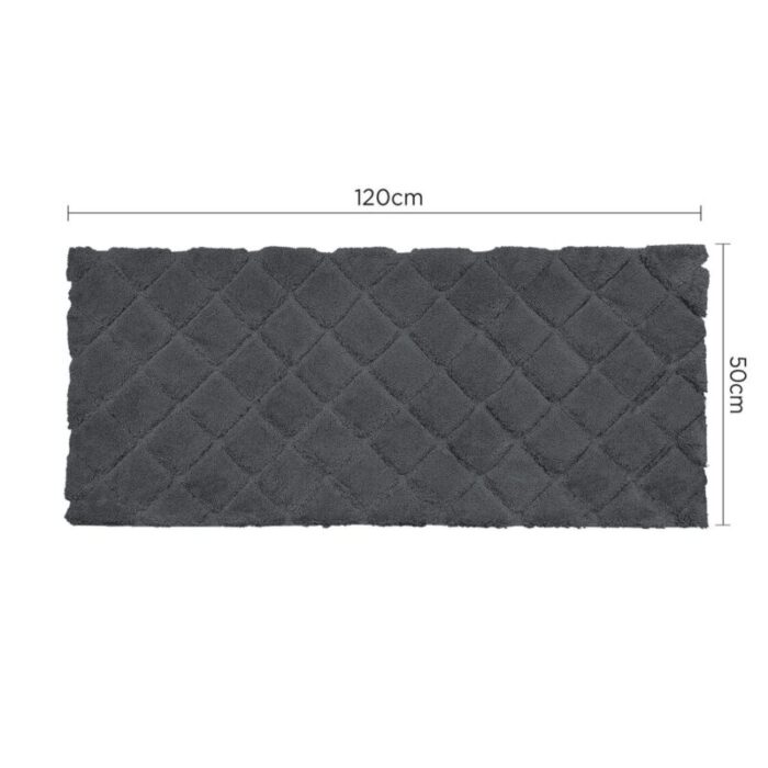 charles millen signature collection sustainable cotton tufted mat cora voiage series mat sq sc03b charcoal 240903043924 2