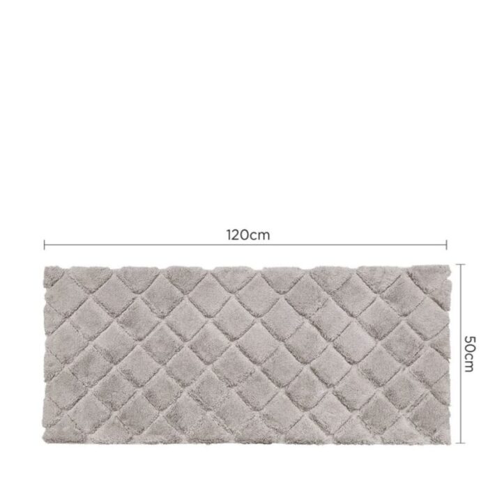 charles millen signature collection sustainable cotton tufted mat cora voiage series mat sq sc03b silver 240903043923 2