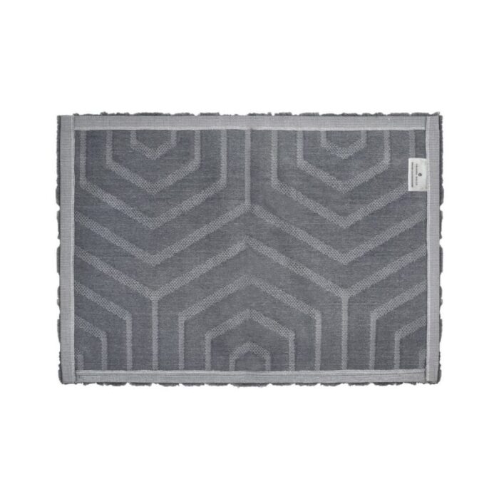 charles millen signature collection sustainable cotton tufted mat maia voiage series mat sq sc01a charcoal 240903043917 1