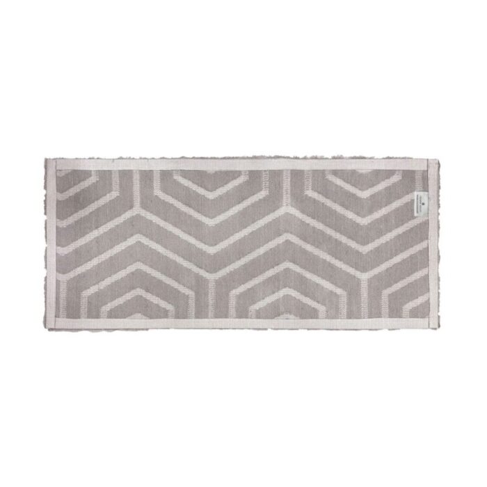 charles millen signature collection sustainable cotton tufted mat maia voiage series mat sq sc01b silver 240903043917 1