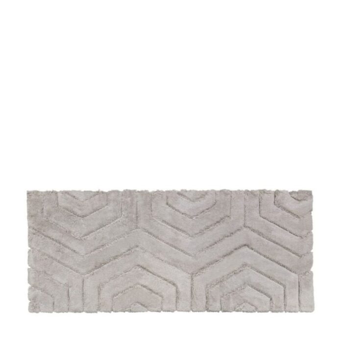 charles millen signature collection sustainable cotton tufted mat maia voiage series mat sq sc01b silver 240903043917