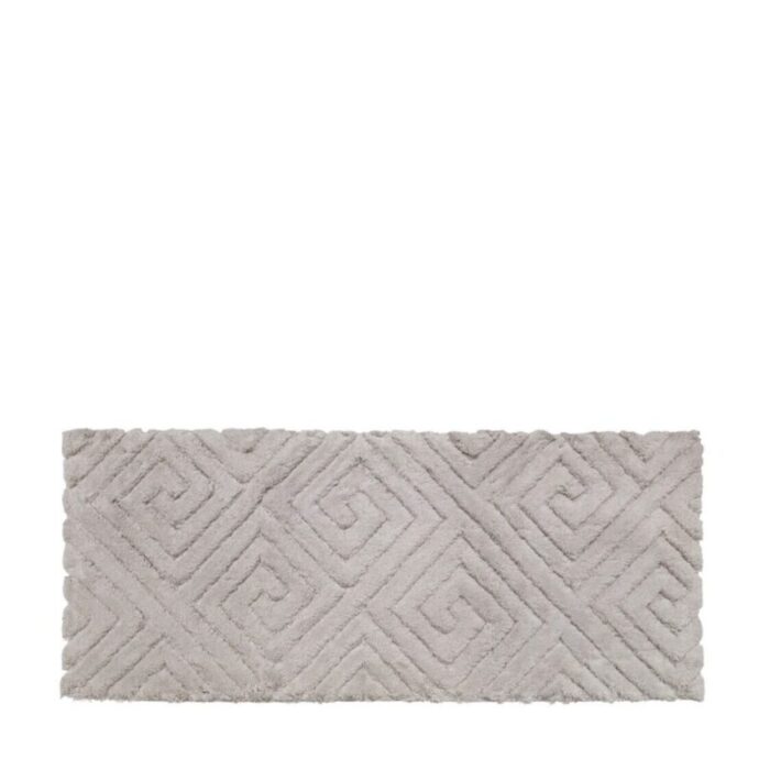 charles millen signature collection sustainable cotton tufted mat thalia voiage series mat sq sc04b silver 240903043926