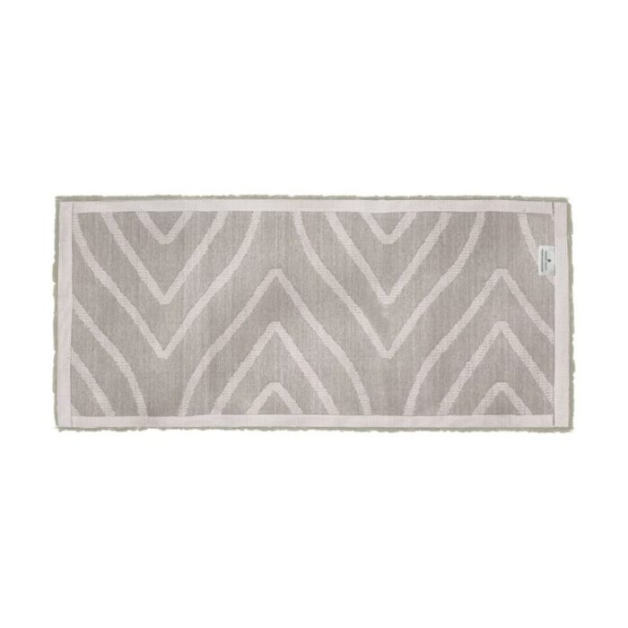 charles millen signature collection sustainable cotton tufted mat yara voiage series mat sq sc02b silver 240903043920 1