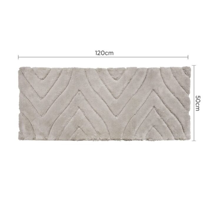 charles millen signature collection sustainable cotton tufted mat yara voiage series mat sq sc02b silver 240903043920 2