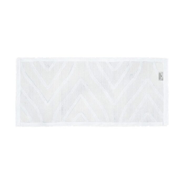 charles millen signature collection sustainable cotton tufted mat yara voiage series mat sq sc02b white 240903043920 1