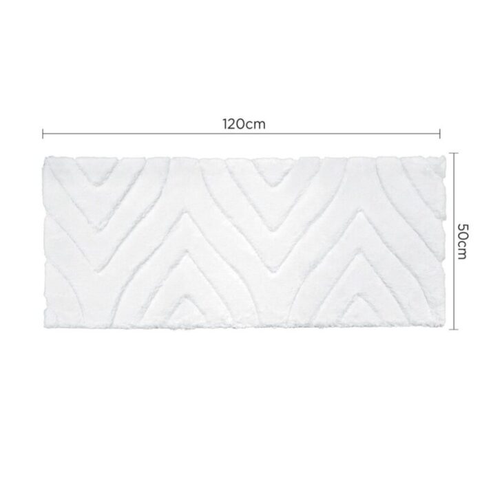 charles millen signature collection sustainable cotton tufted mat yara voiage series mat sq sc02b white 240903043920 2