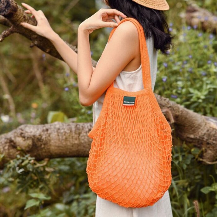 provision mesh tote bag coral rose 240506044323