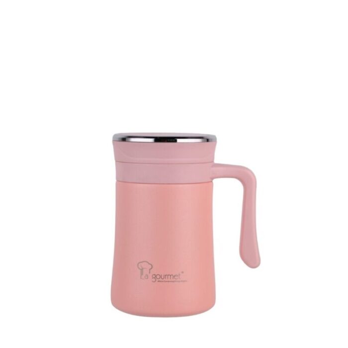 spring thermal mug with strainer 500ml pink 240924010324