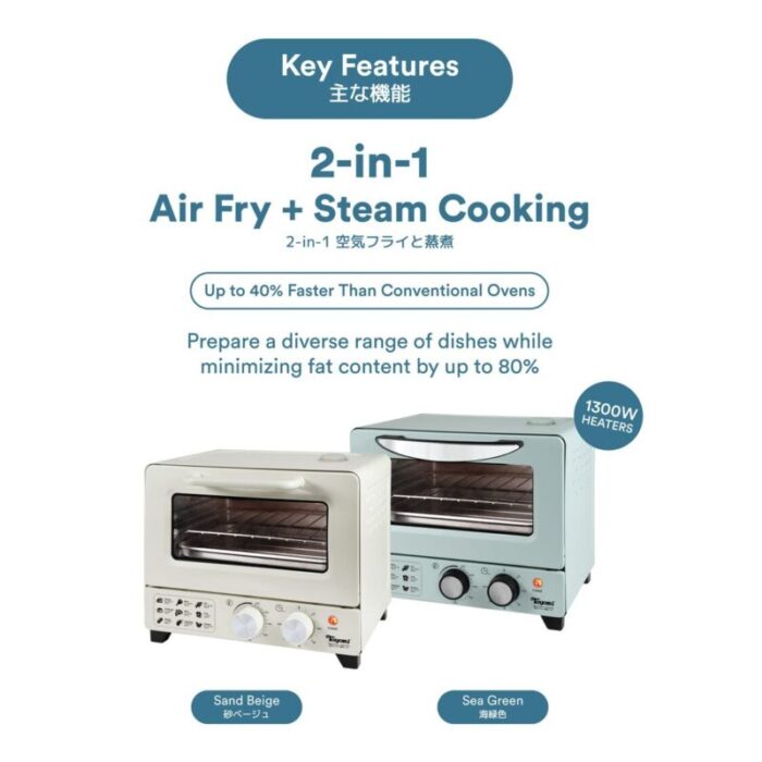 toyomi af1266st rapid air fryer steam oven 12l 241002065538 2