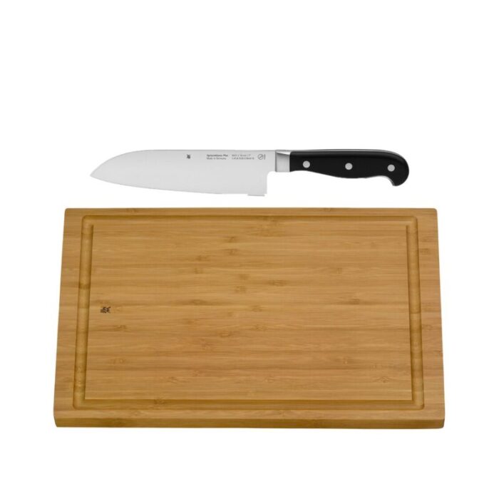 wmf spitzenklasse plus santoku knife 18cm wmf bamboo cutting board 38x25cm 240325113641 1